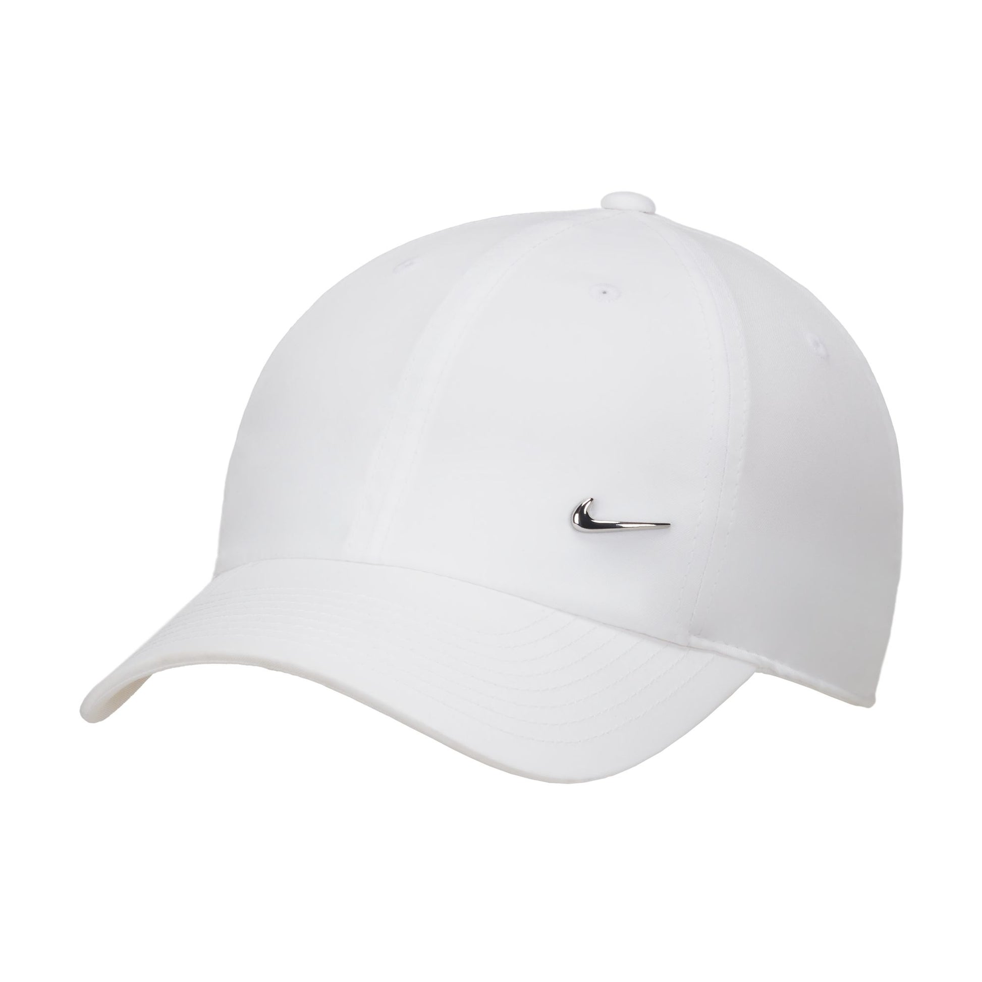 Nike SB - Dri-Fit Club Unstructured Metal Swoosh Cap - White - Velocity 21