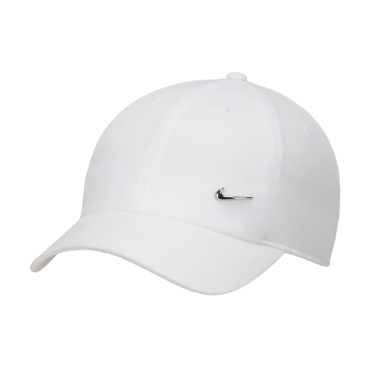 Nike SB - Dri-Fit Club Unstructured Metal Swoosh Cap - White - Velocity 21