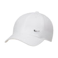 Nike Dri-FIT Unstructured Metal Swoosh Cap - White