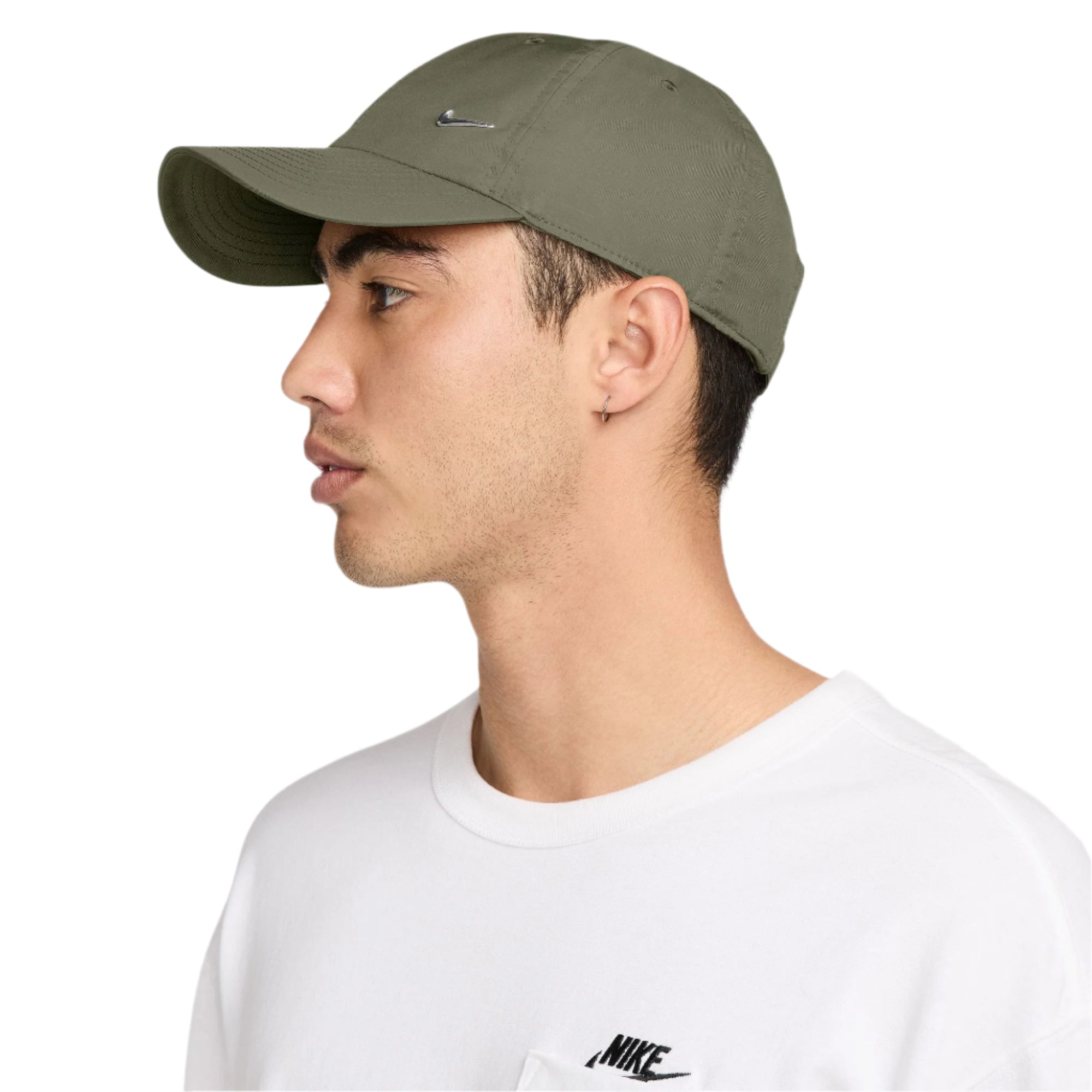 Nike SB - Dri-Fit Club Unstructured Metal Swoosh Cap - Olive - Velocity 21