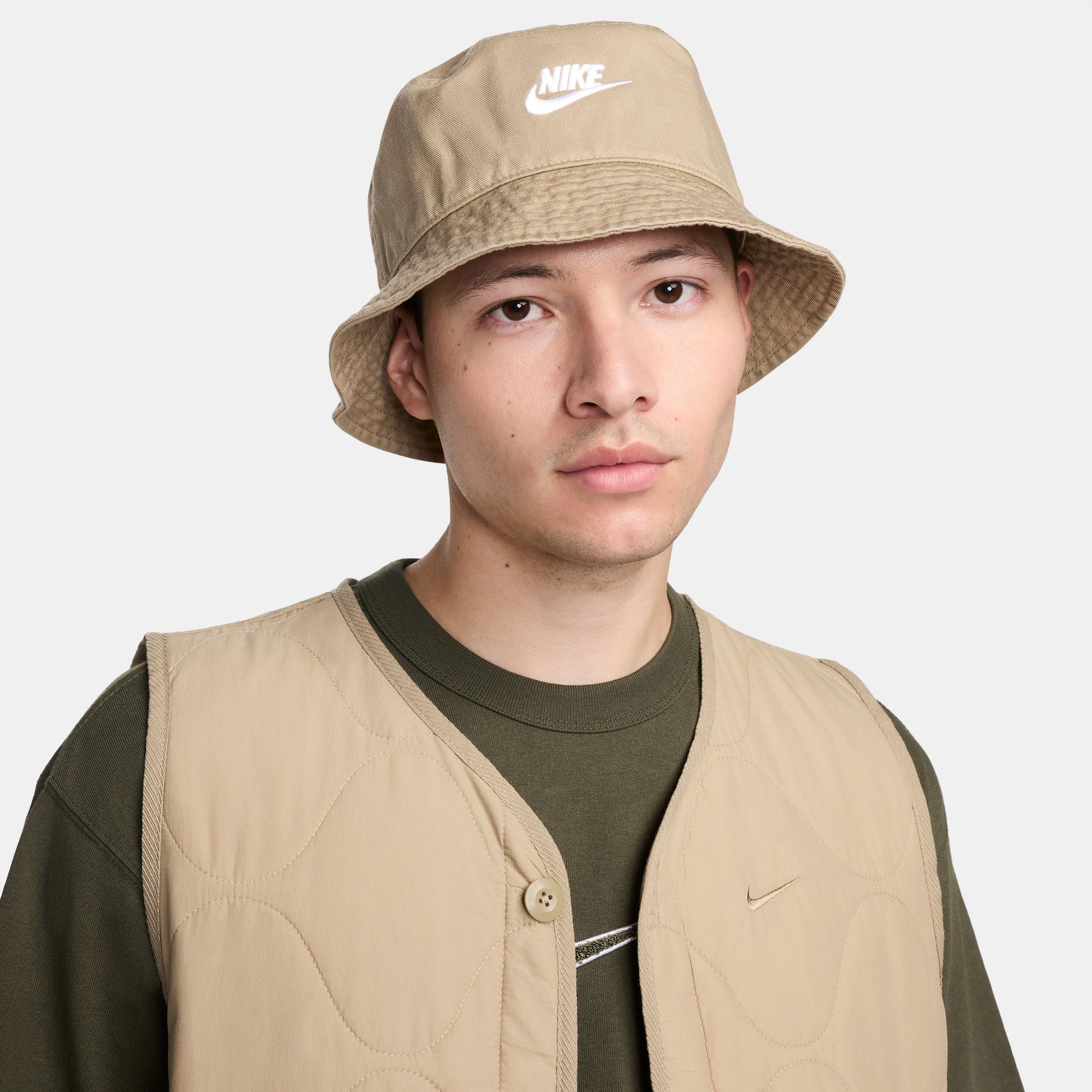 Nike Unisex Apex Bucket Hat Khaki Velocity 211