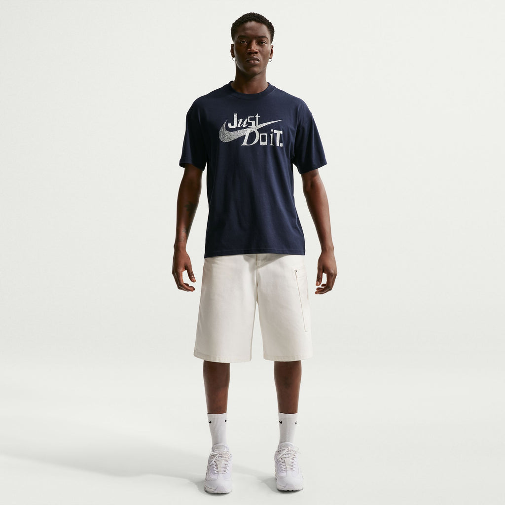 Loose Fit Just Do It Tee - Obsidian