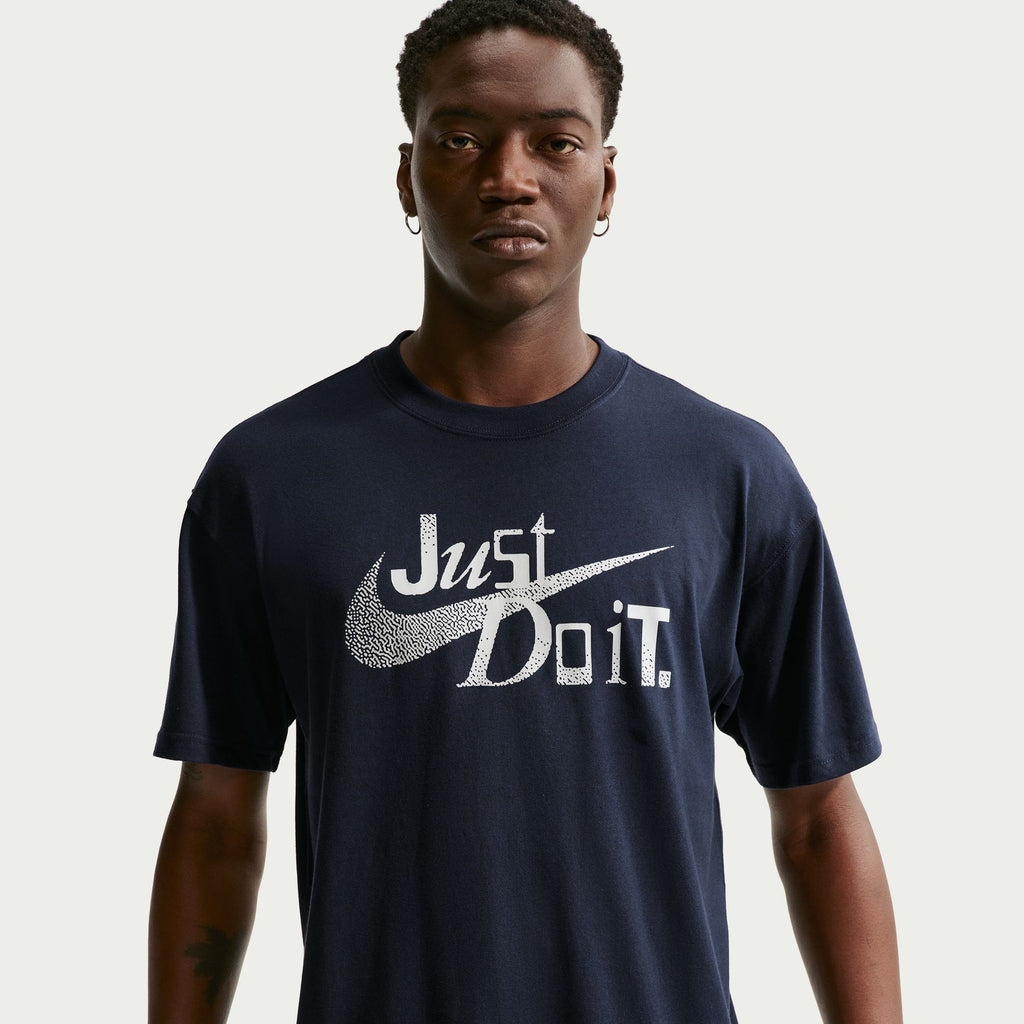 Loose Fit Just Do It Tee - Obsidian