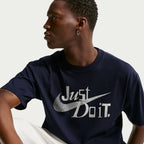 Loose Fit Just Do It Tee - Obsidian