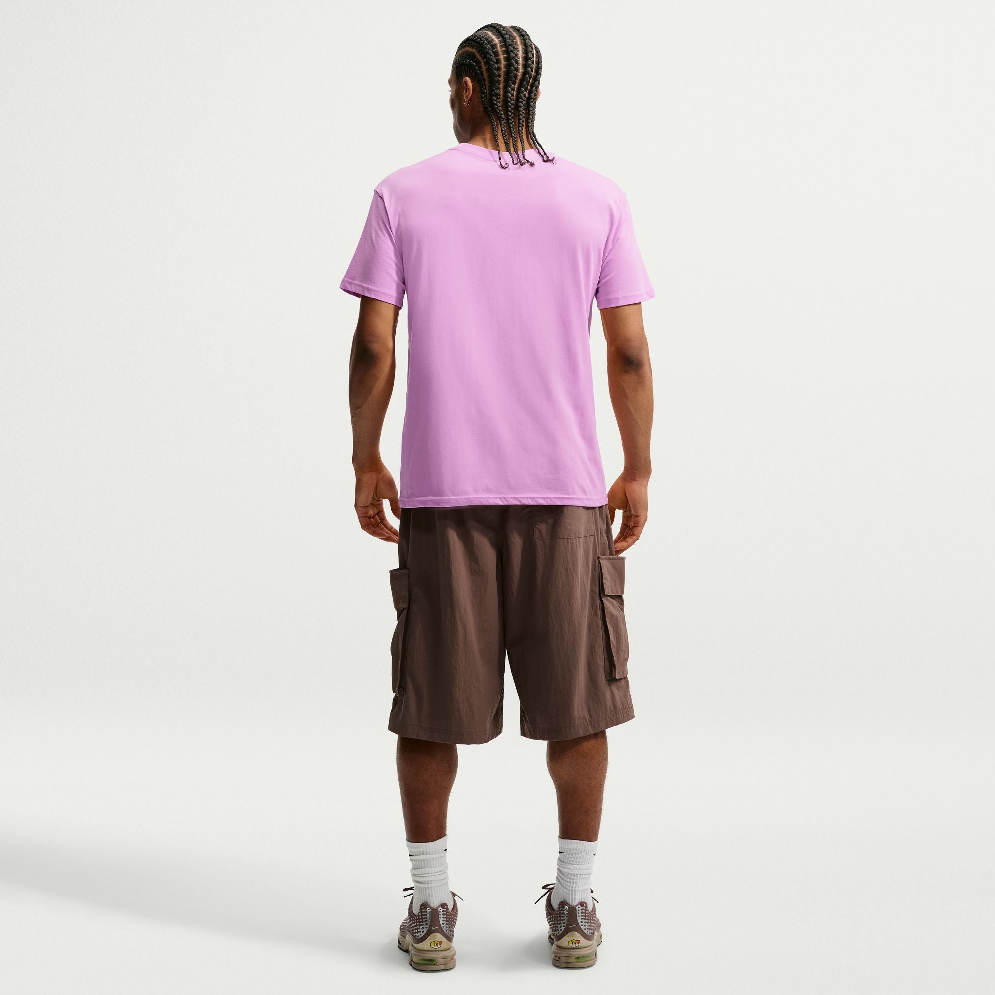 Loose Fit Just Do It Tee - Light Magenta