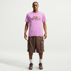 Loose Fit Just Do It Tee - Light Magenta
