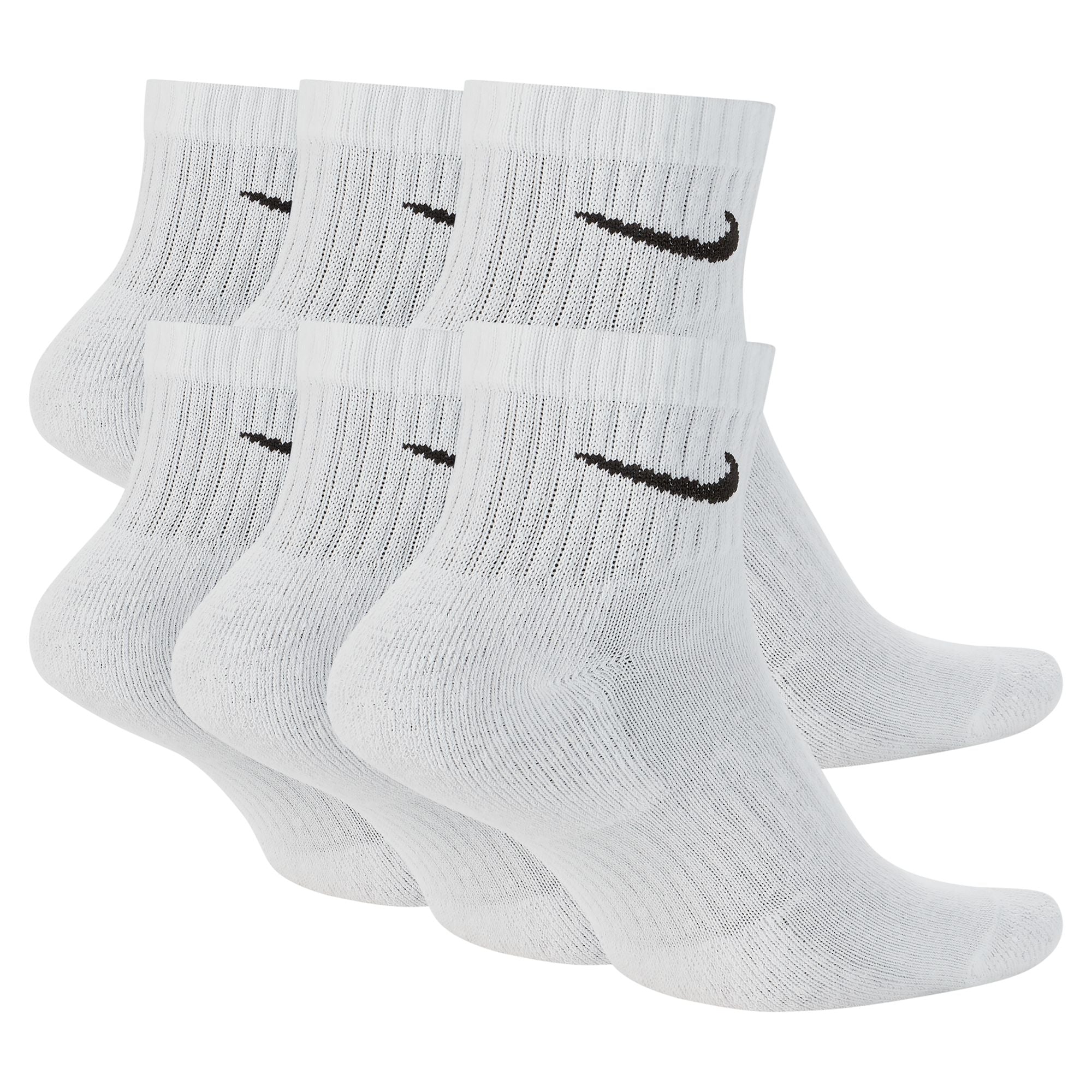 Everyday Cush Ankle Socks 6pk - White