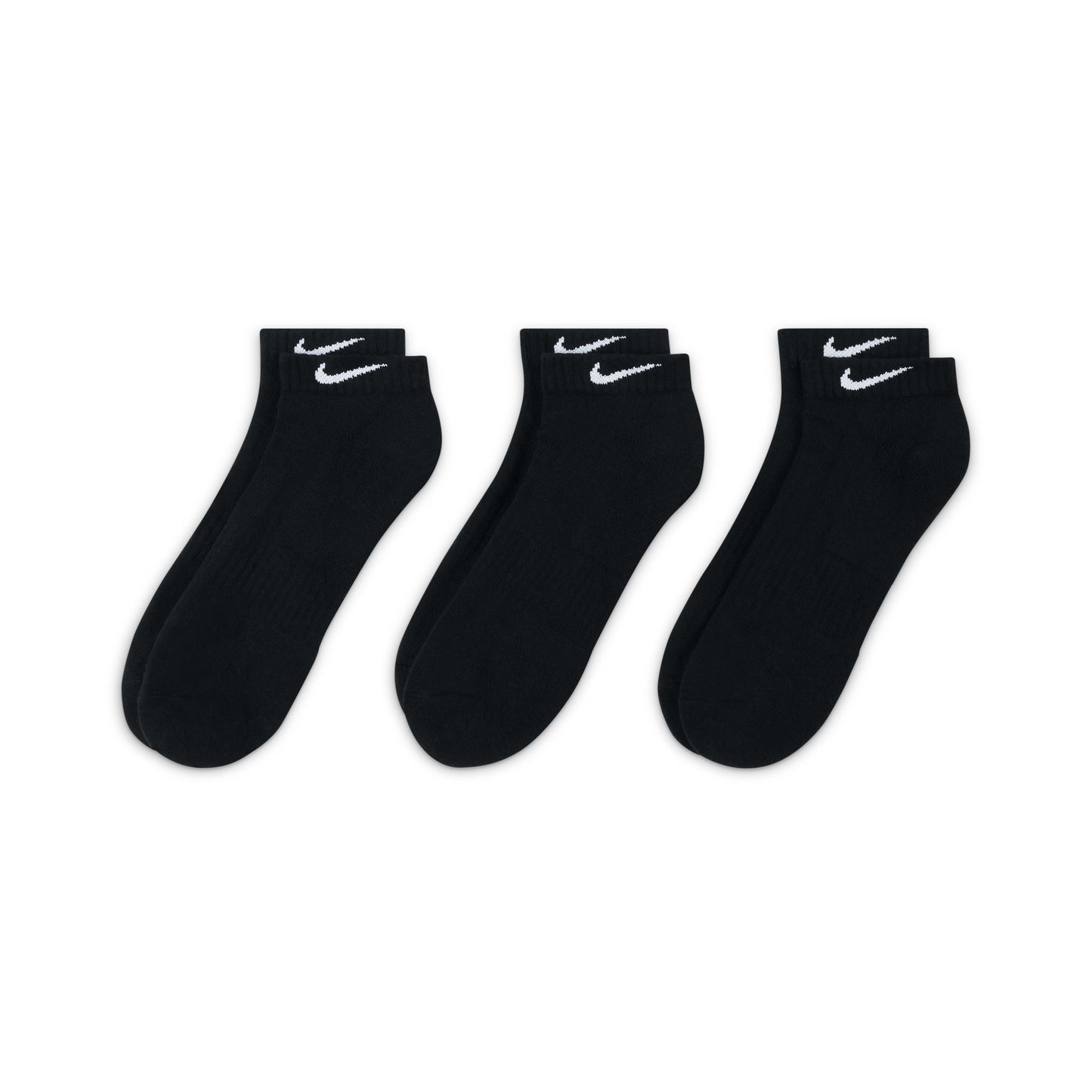 Nike SB - Everyday Cush Low 3pk Socks - Black - Velocity 21