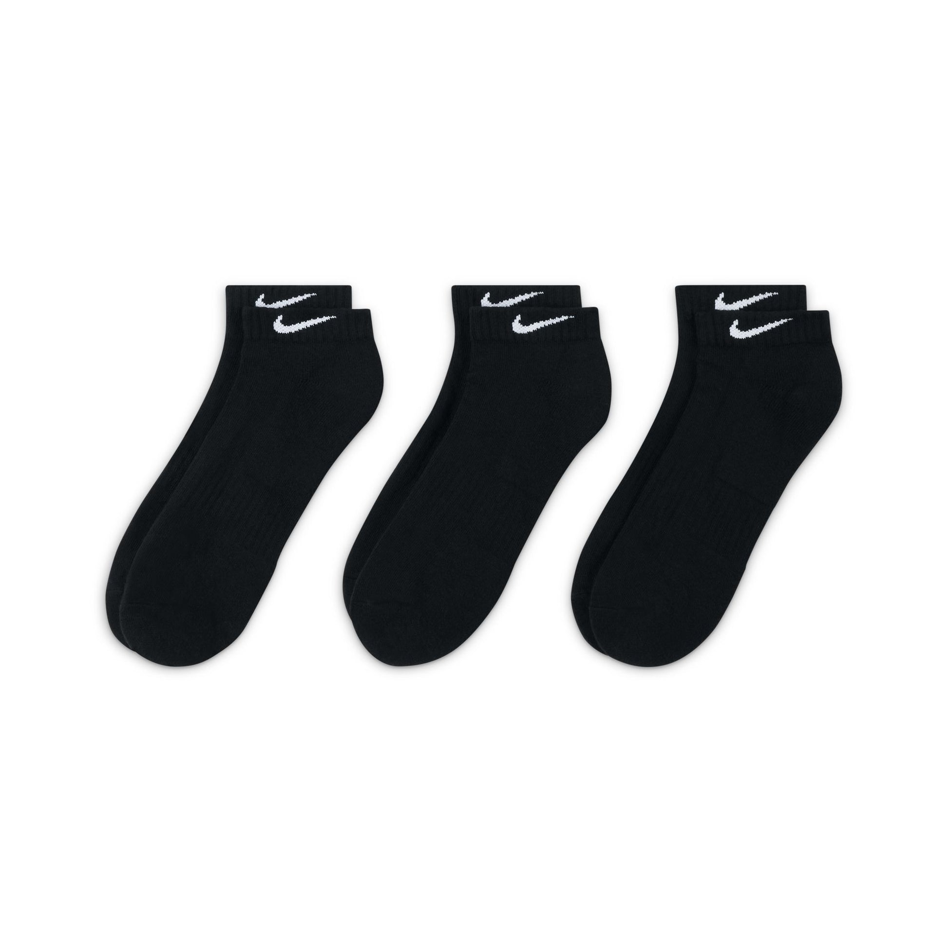 Nike SB - Everyday Cush Low 3pk Socks - Black - Velocity 21