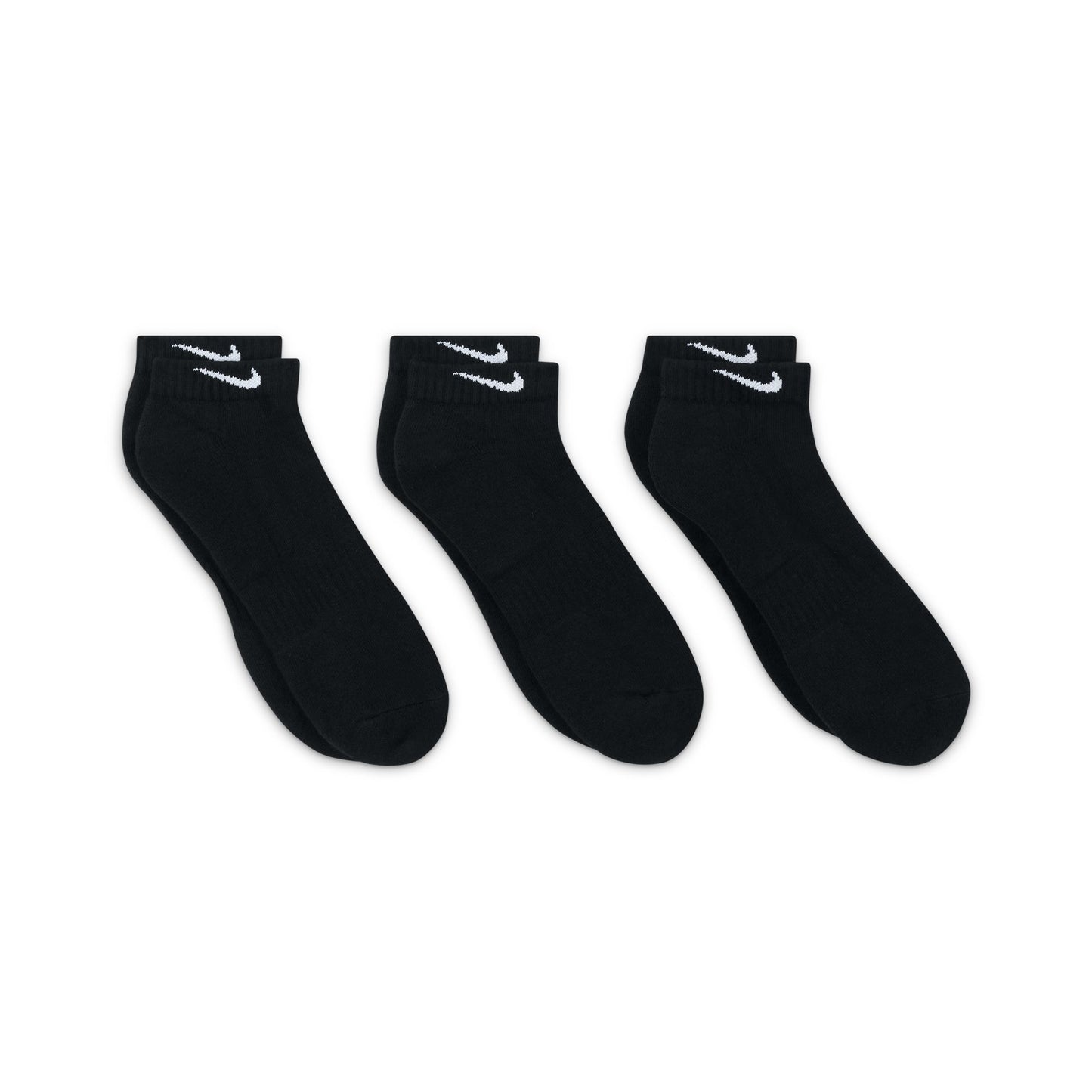 Nike SB - Everyday Cush Low 3pk Socks - Black - Velocity 21