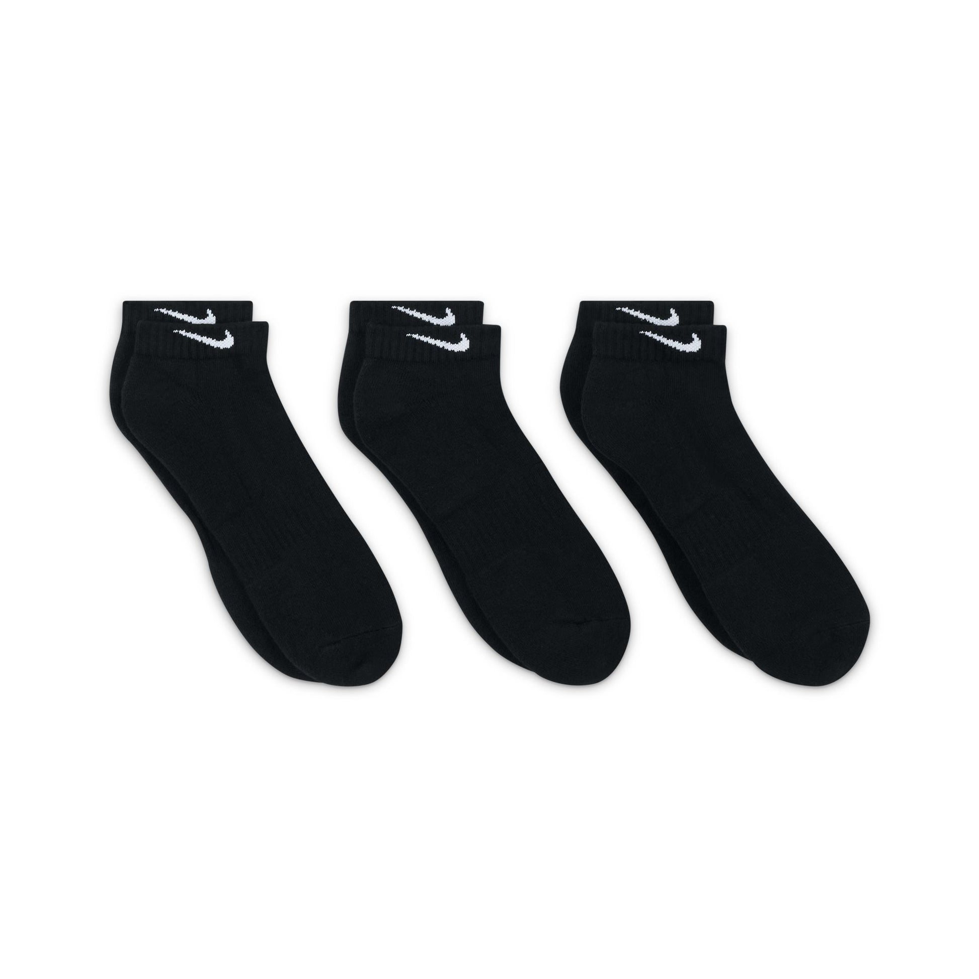Nike SB - Everyday Cush Low 3pk Socks - Black - Velocity 21
