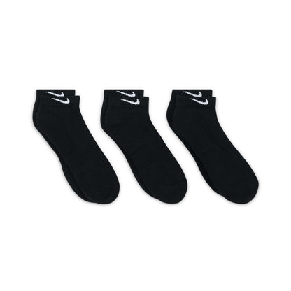 Nike SB - Everyday Cush Low 3pk Socks - Black - Velocity 21