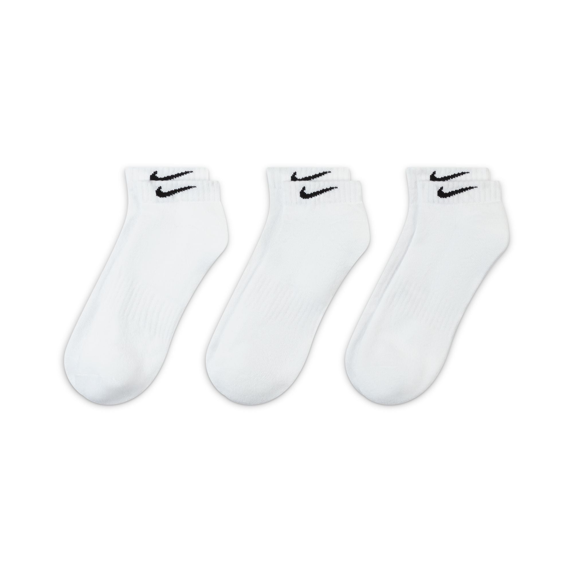 Nike SB - Everyday Cush Low 3pk Socks - White - Velocity 21