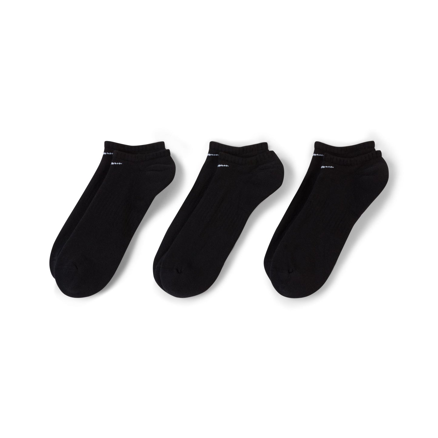 Nike SB - Everyday Cush No-Show 3pk Socks - Black - Velocity 21