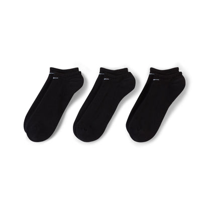 Nike SB - Everyday Cush No-Show 3pk Socks - Black - Velocity 21