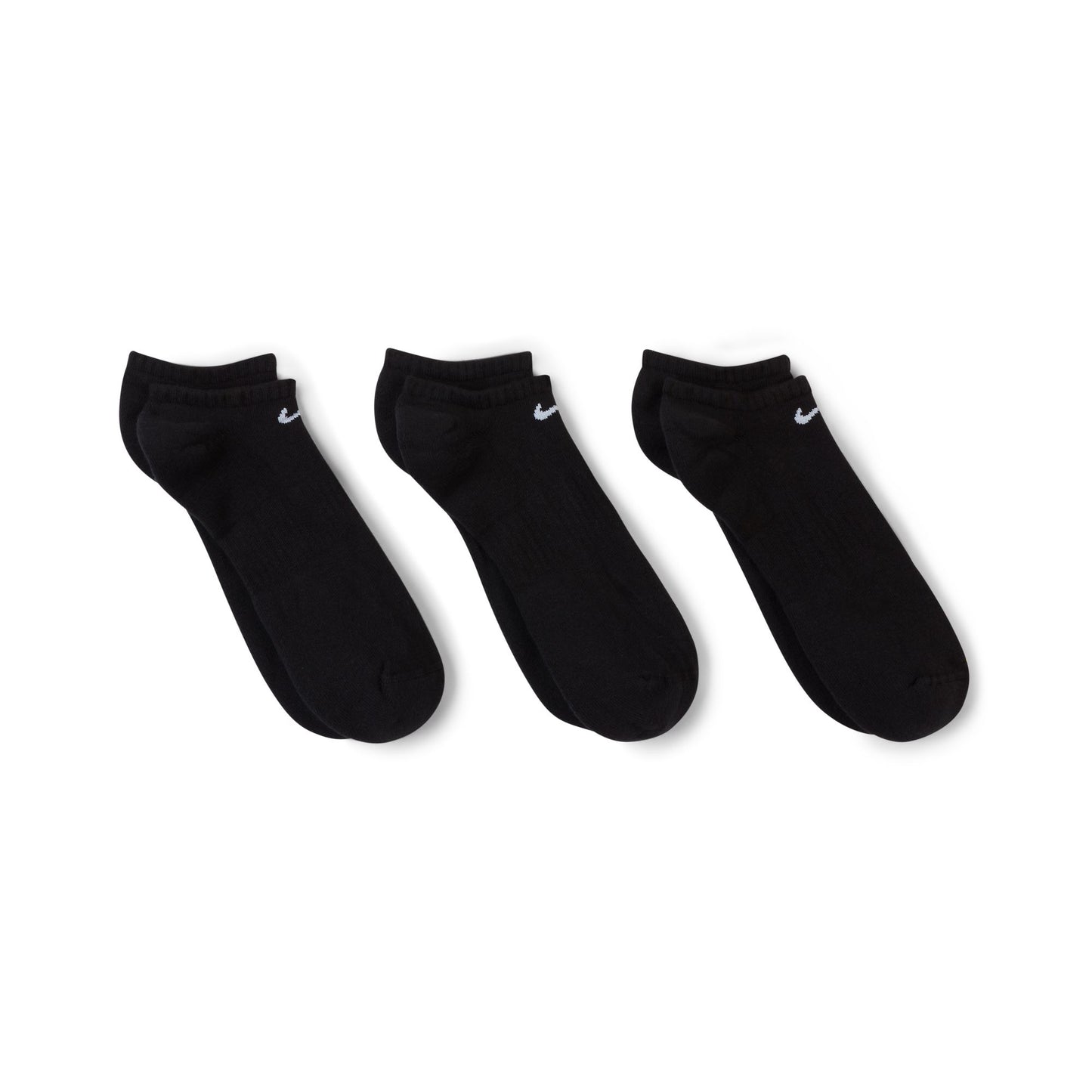 Nike SB - Everyday Cush No-Show 3pk Socks - Black - Velocity 21