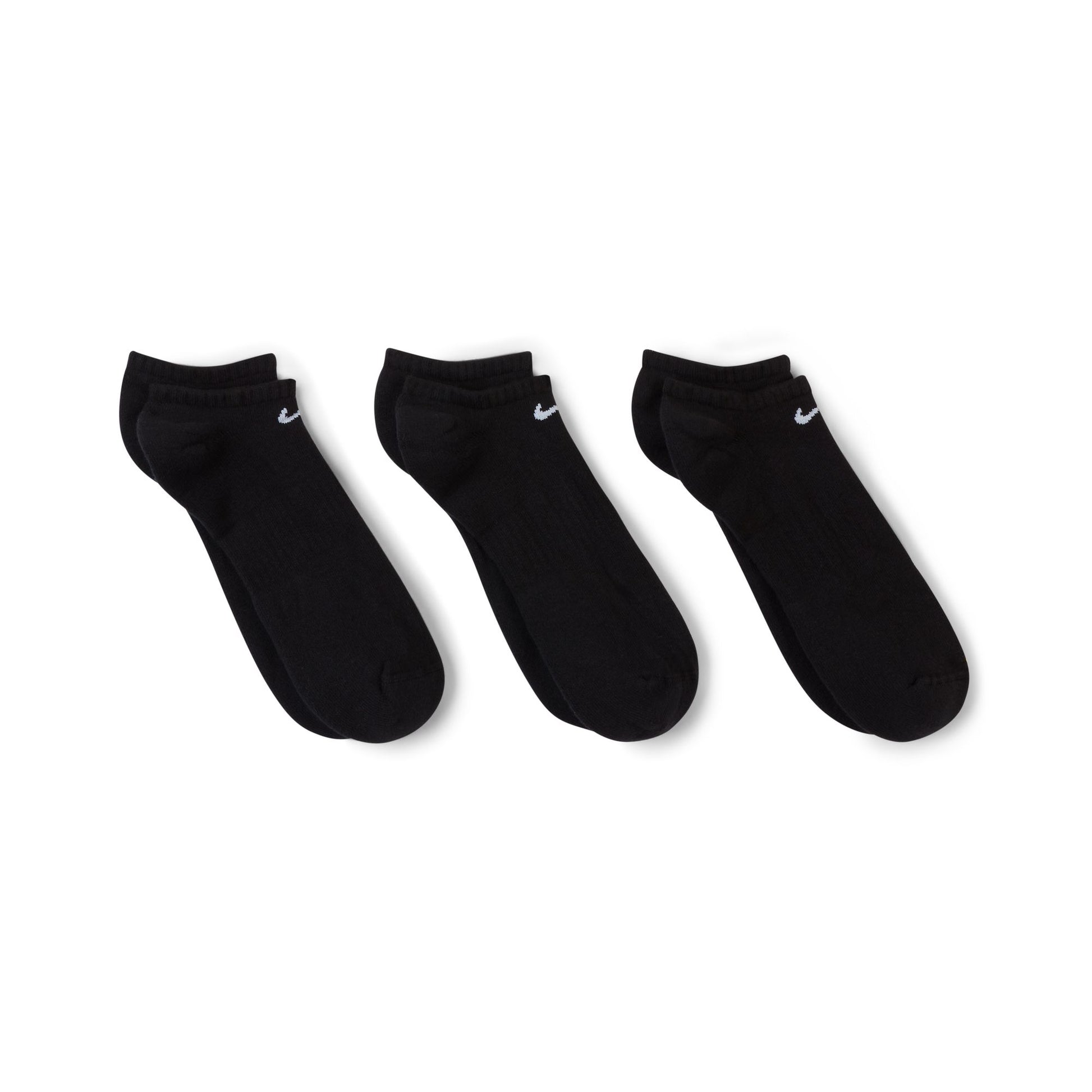 Nike SB - Everyday Cush No-Show 3pk Socks - Black - Velocity 21