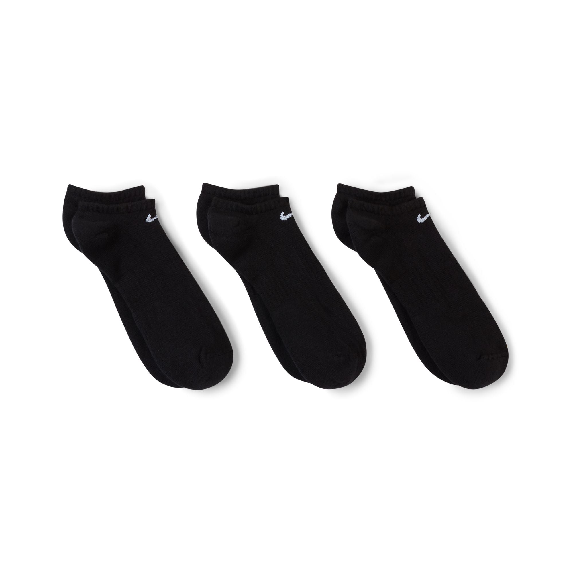 Nike SB - Everyday Cush No-Show 3pk Socks - Black - Velocity 21