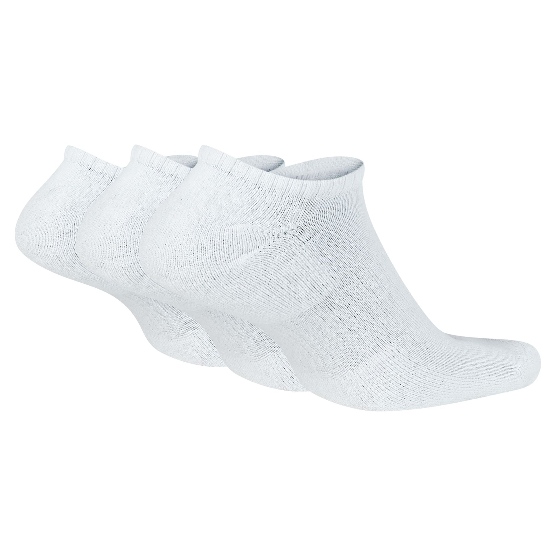Nike SB - Everyday Cush No-Show 3pk Socks - White - Velocity 21