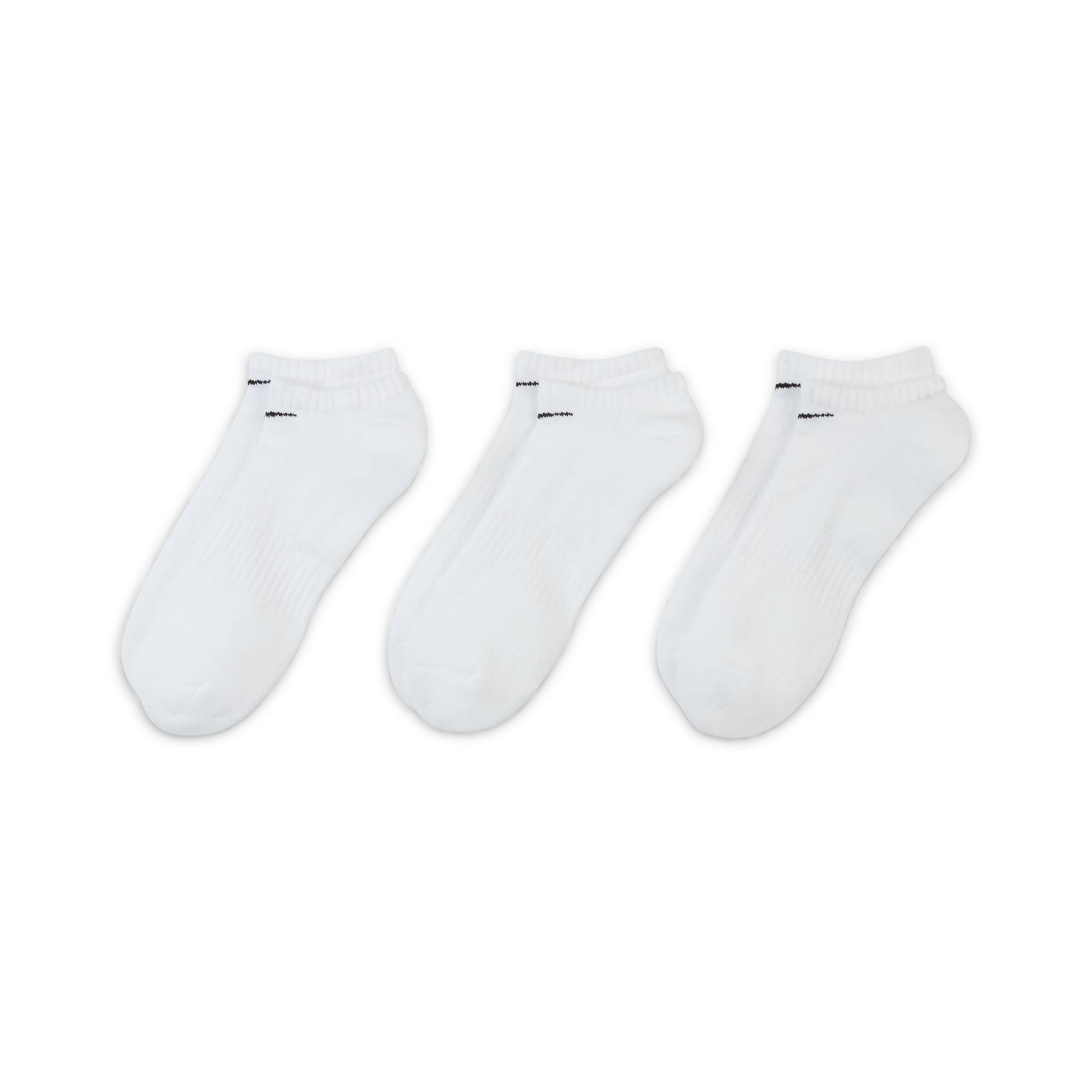 Nike SB - Everyday Cush No-Show 3pk Socks - White - Velocity 21