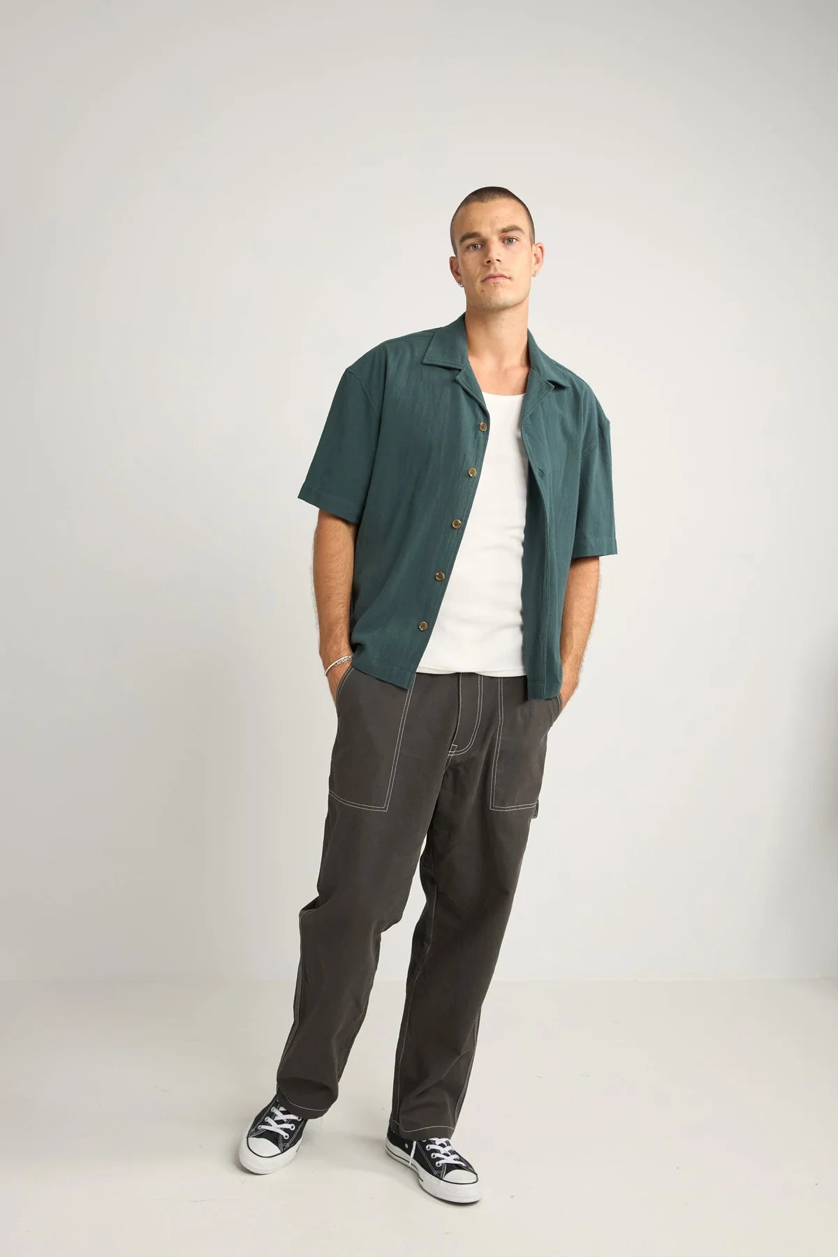 Relaxed Texture SS Shirt