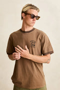 Peace Sun Ringer Vintage SS Tee