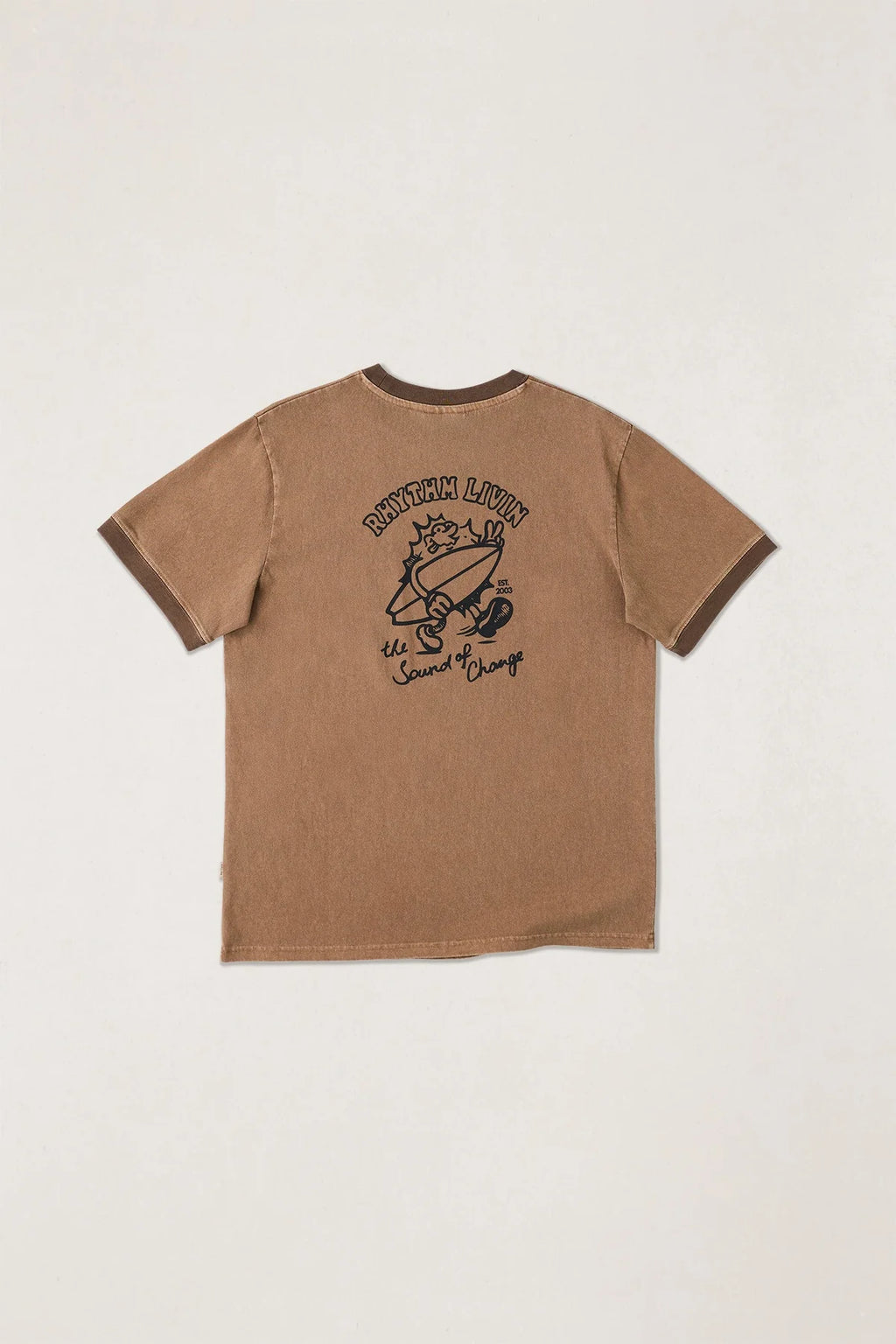 Peace Sun Ringer Vintage SS Tee