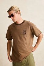 Peace Sun Ringer Vintage SS Tee