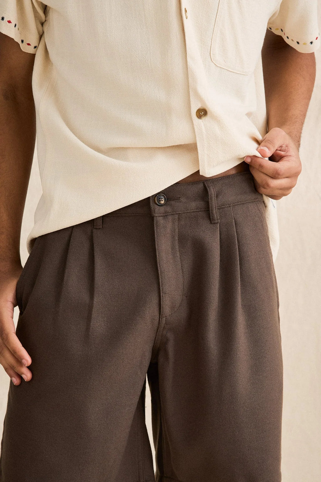 Pes Double Pleated Short