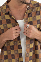 Racket Relaxed SS Shirt - Ochre