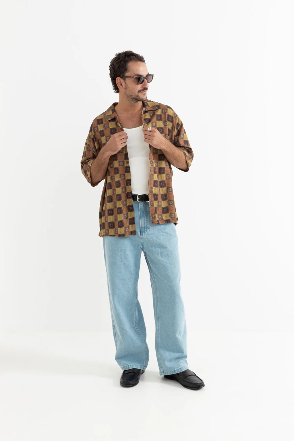 Racket Relaxed SS Shirt - Ochre