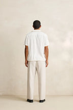 Linen Whip Stitch SS Shirt