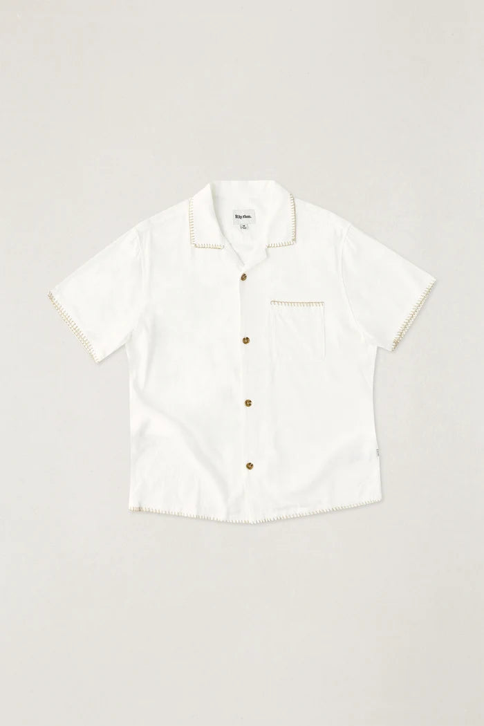 Linen Whip Stitch SS Shirt