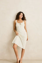 Polka Midi Dress