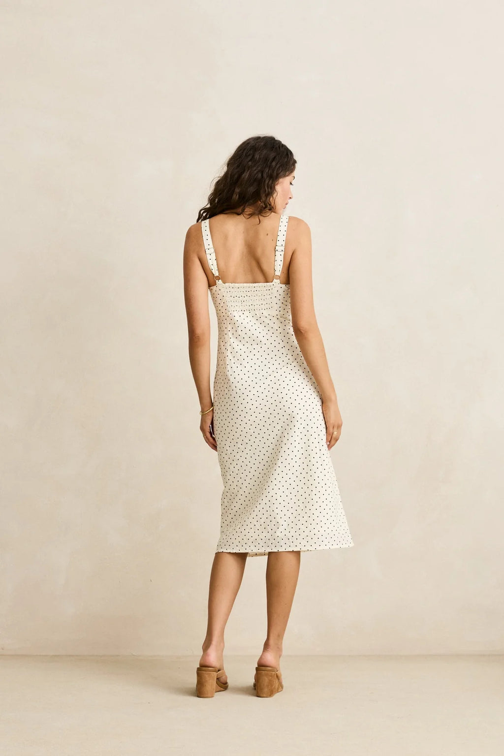 Polka Midi Dress
