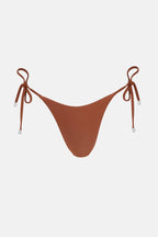 Classic Tie Side Hi Cut Pant - Rust