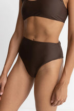 Classic Hi Waist Pant - Chocolate
