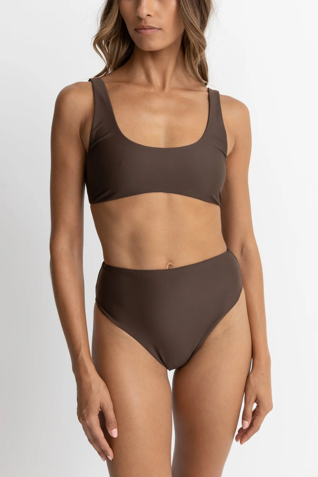Classic Crop Top - Chocolate