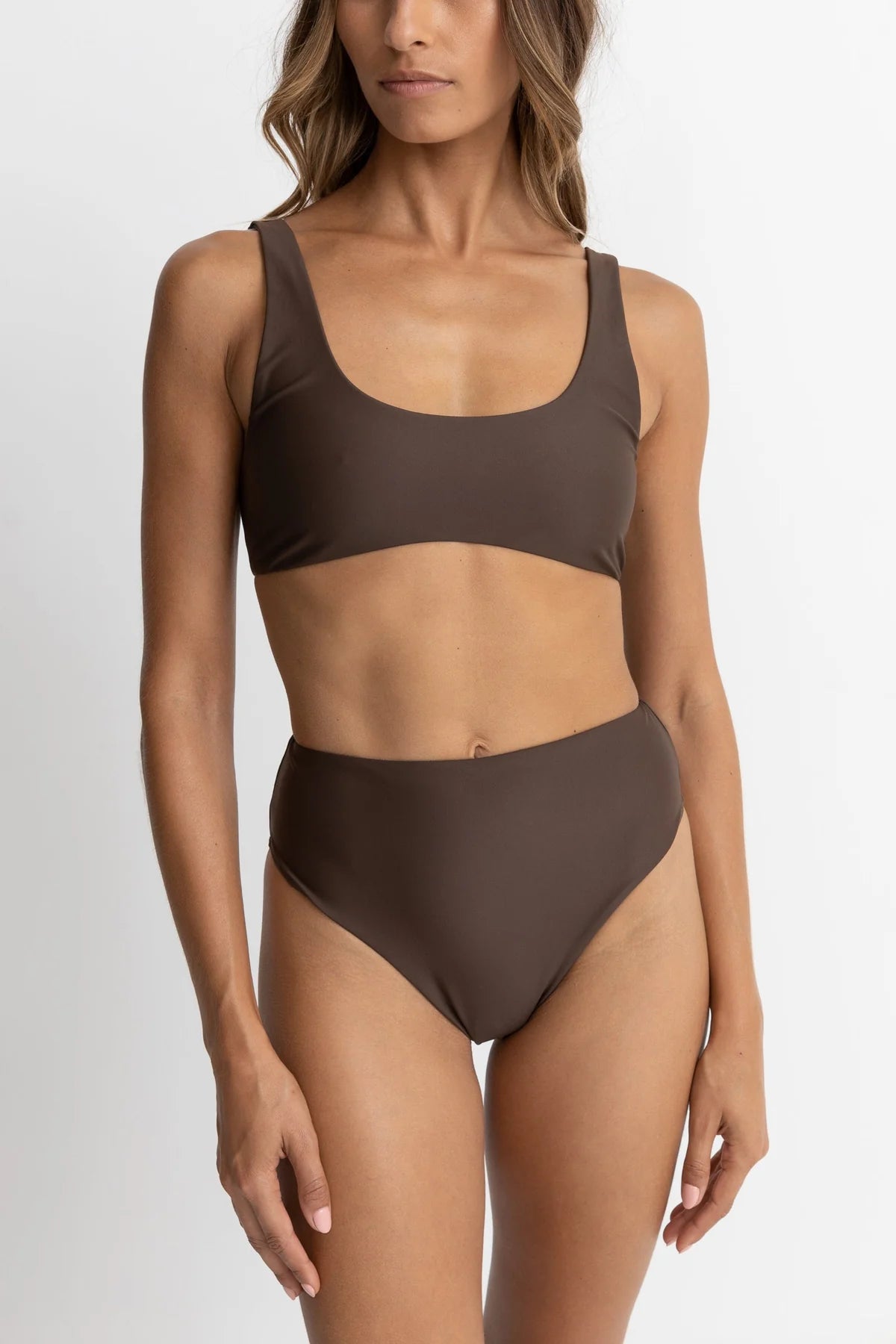 Classic Crop Top - Chocolate