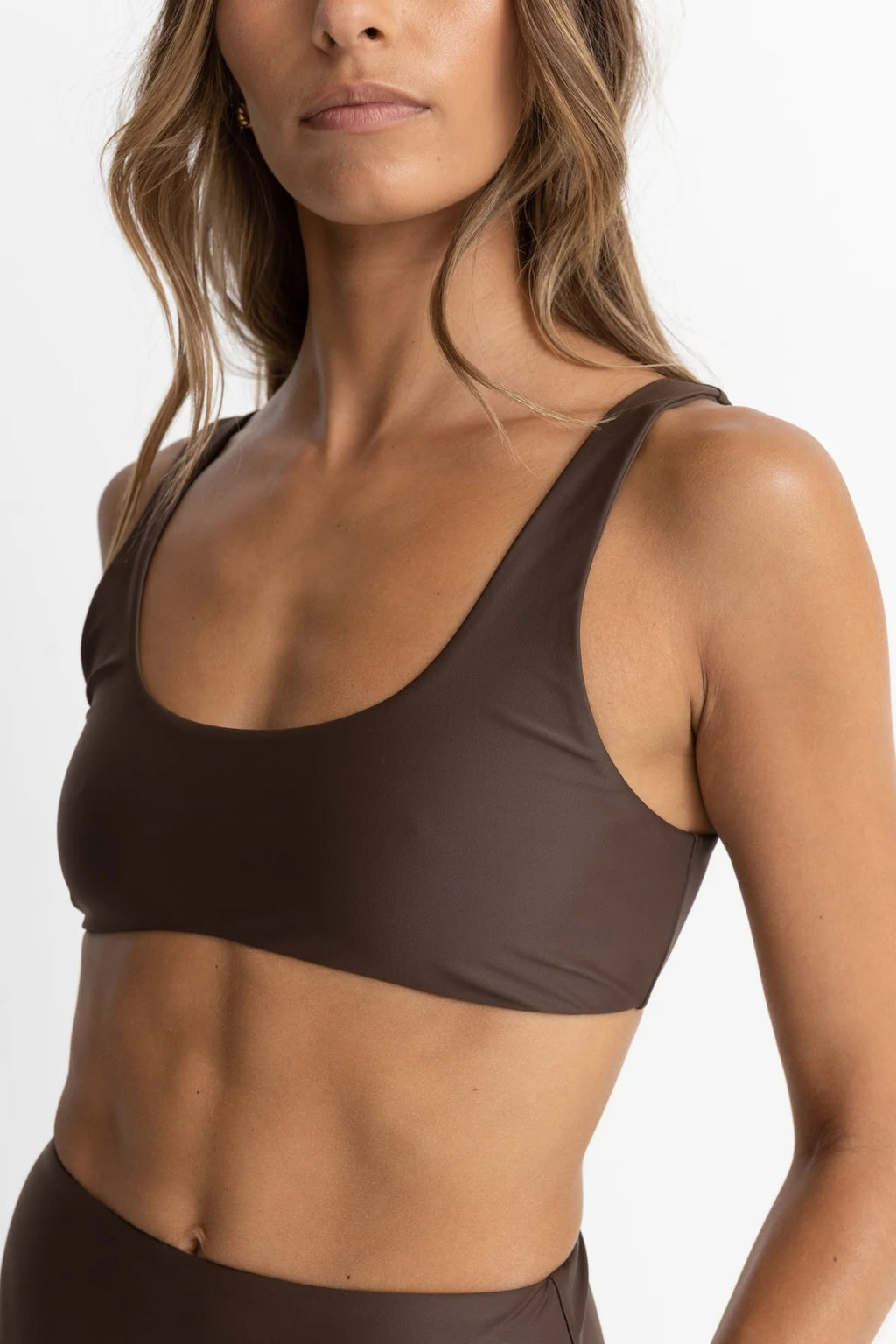Classic Crop Top - Chocolate
