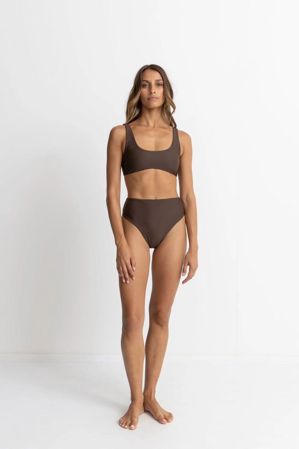 Classic Crop Top - Chocolate