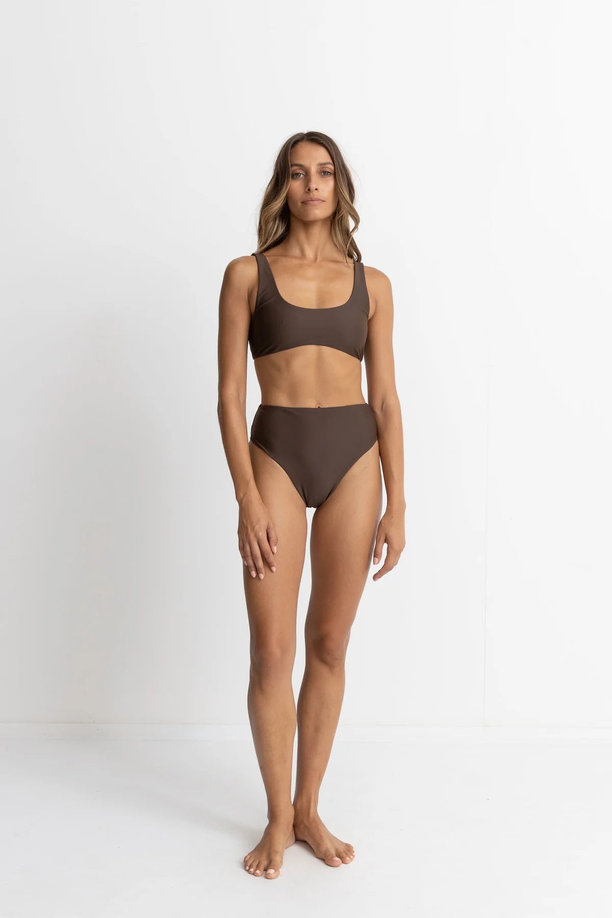 Classic Crop Top - Chocolate