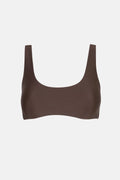 Classic Crop Top - Chocolate
