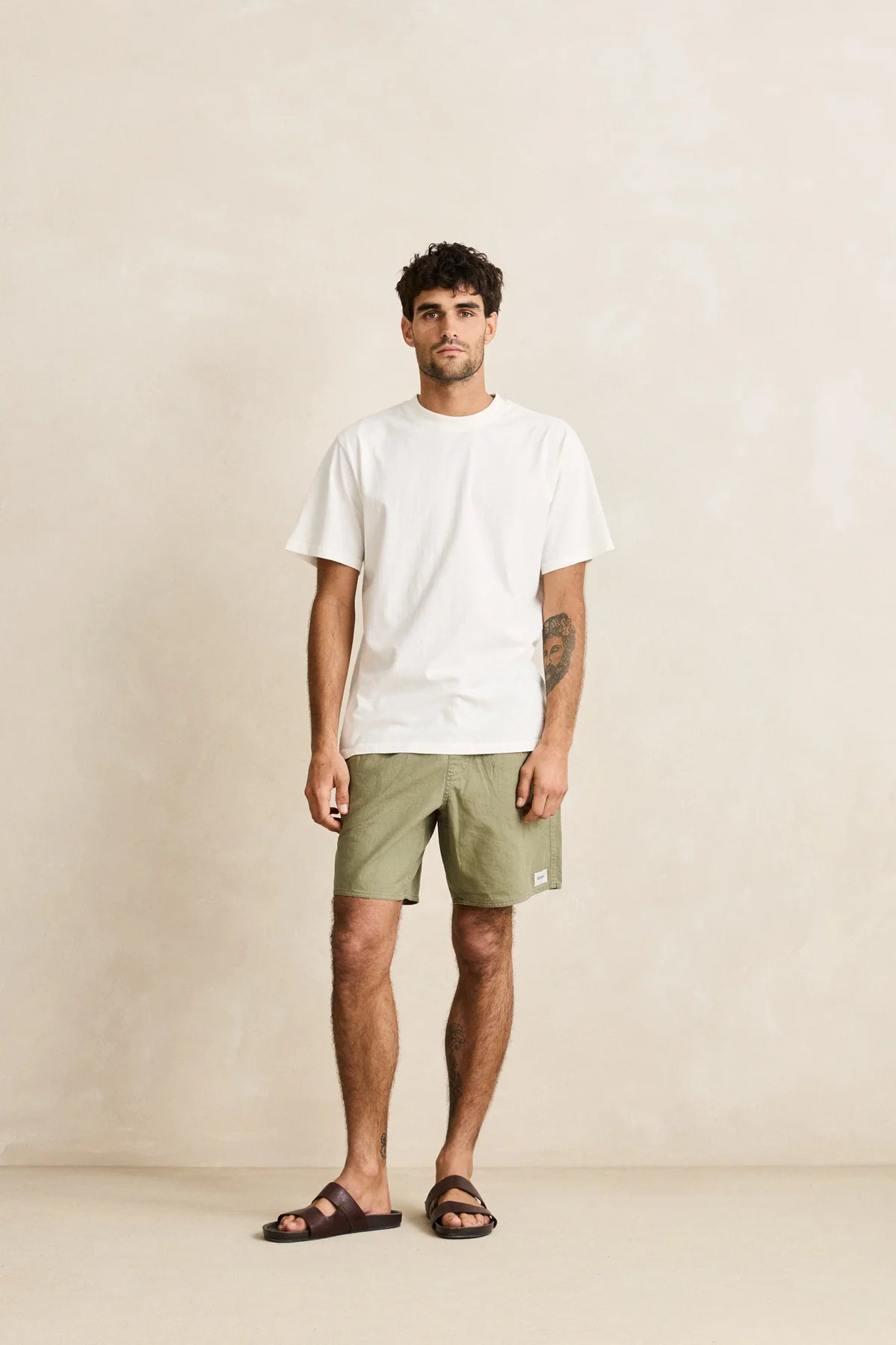 Classic Linen Jam - Olive