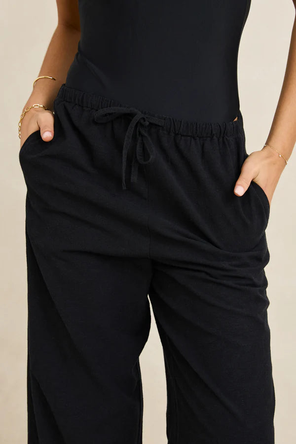 Classic Drawstring Pant - Black