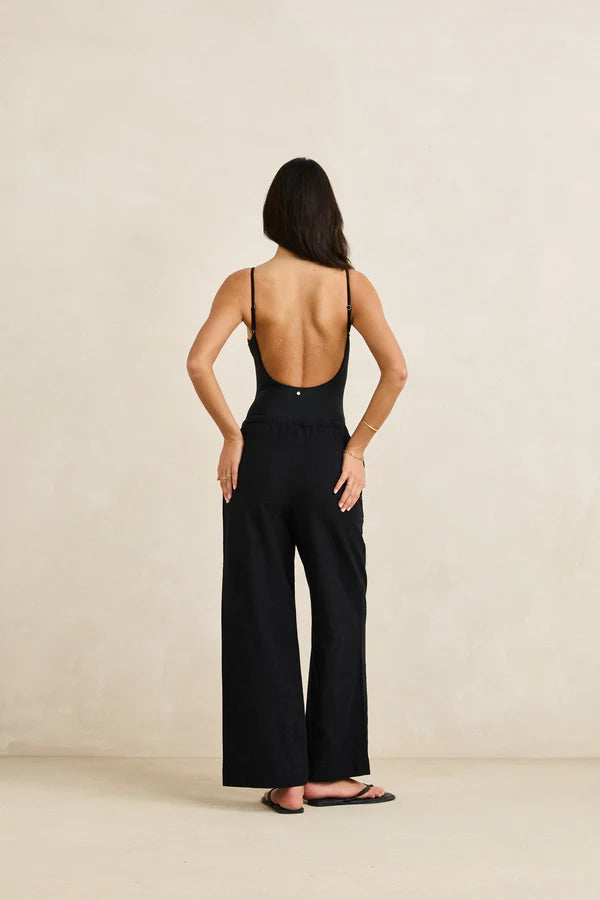 Classic Drawstring Pant - Black
