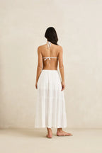 Classic Tiered Maxi Skirt