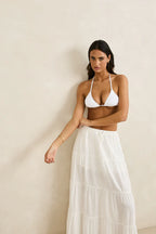 Classic Tiered Maxi Skirt