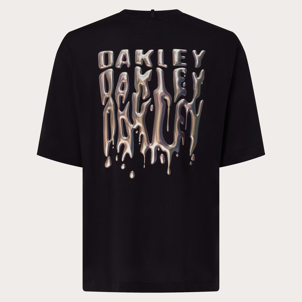 Stacked Metal Tee - Blackout