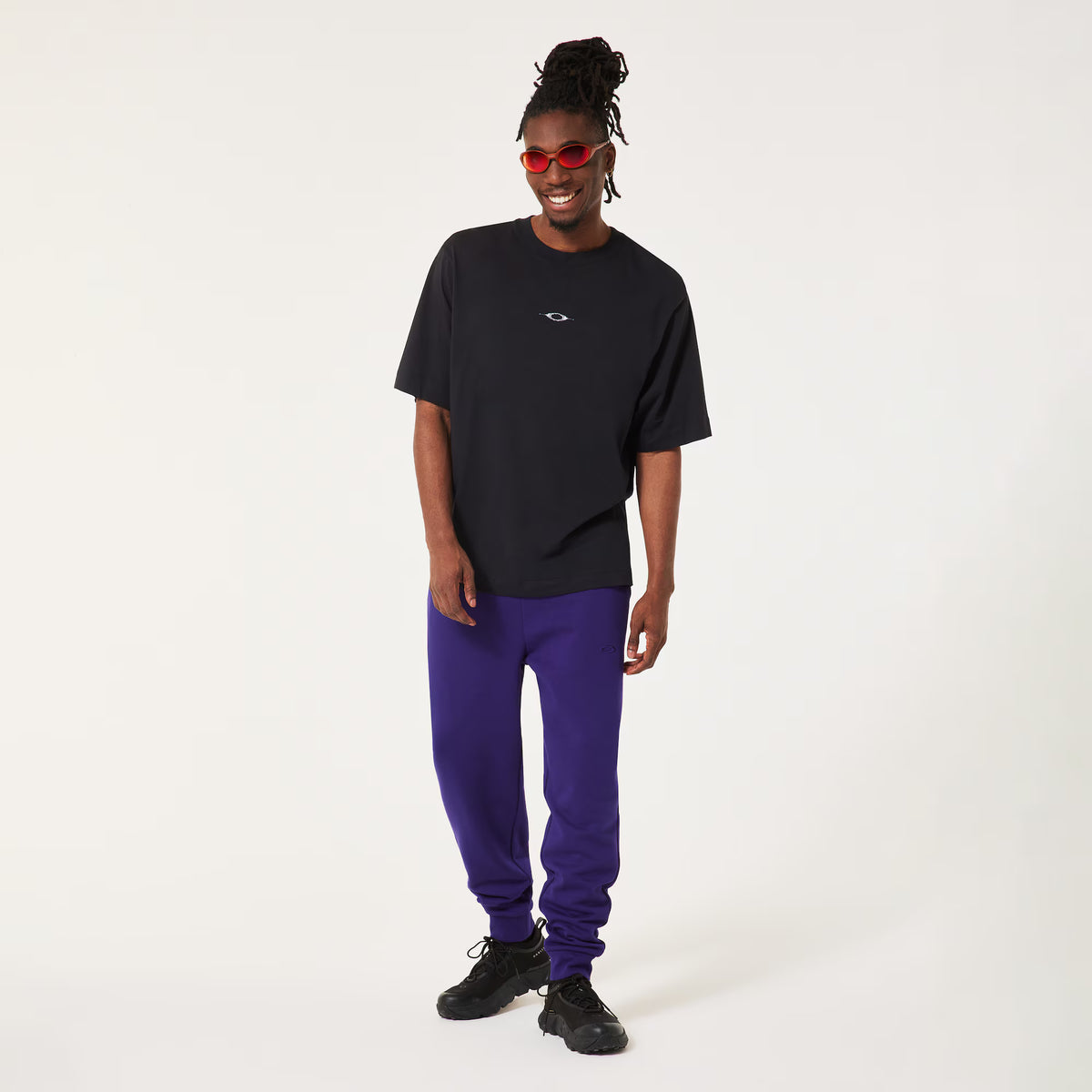 Stacked Metal Tee - Blackout